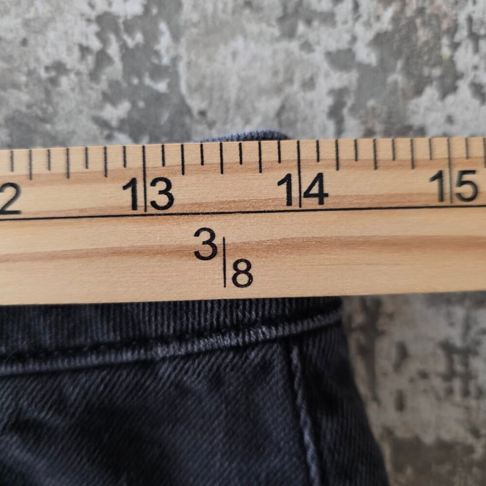 American Eagle Outfitters Black Jean Skirt Women's Size 2 - Picture 6 of 7